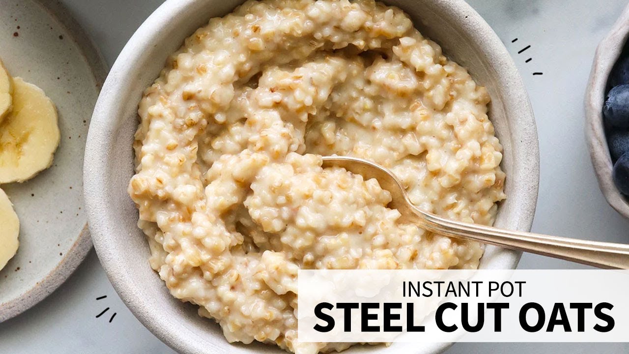 Hands-Off Instant Pot Steel Cut Oats for a Quick Healthy Meal